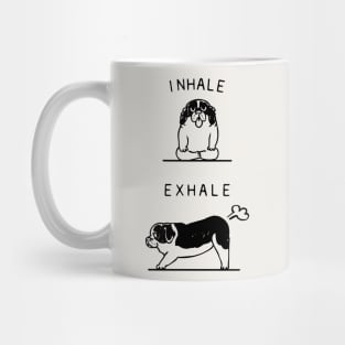 Inhale Exhale St. Bernard Mug